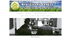 Desktop Screenshot of drustvenicentri.org