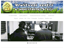 Tablet Screenshot of drustvenicentri.org